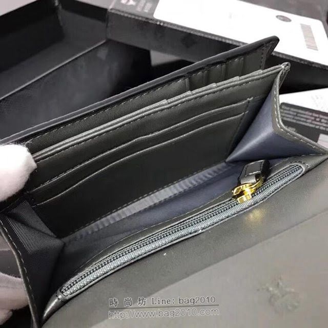 MCM錢包 原單 8011 兔子中款三折錢包 3D絲印 字母組合塗層帆布 MCM女款錢包  mdmc1040